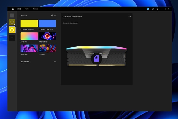 software iCUE Corsair Vengeance RGB DDR5 6000MHz CL30