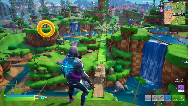 Sonic en Fortnite